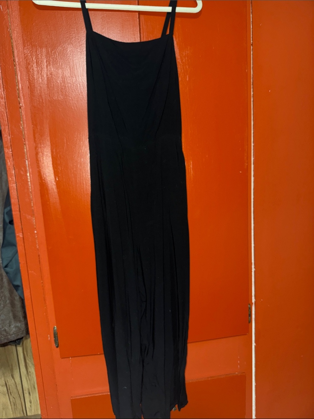 Old Navy Black Spaghetti-Strap Wide-Leg Jumpsuit